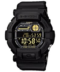 ĐỒNG HỒ CASIO G-SHOCK GD-350-1BDR Dây nhựa đen - Mặt đen tròn thể thao - Chống nước 200 mét