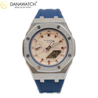 Đồng hồ Casio GShock GMA-S2100-4ADR Custom dây cao su màu xanh dương