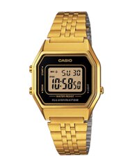 ĐỒNG HỒ CASIO LA680WGA-1DF Gold - Dây kim loại