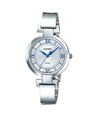 ĐỒNG HỒ CASIO LTP-E403D-2AVDF Dây kim loại - Mặt tròn kim xanh - Chống nước 50 mét