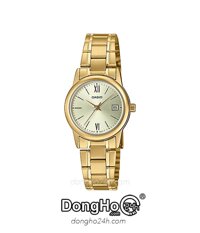 Đồng hồ Casio LTP-V002G-9B3 - Nữ - Quartz (Pin) Dây Kim Loại - Chính Hãng