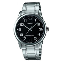 Đồng hồ Casio MTP-V001D-1BUDF Dây kim loại - Mặt đen