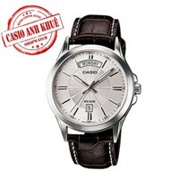 Đồng hồ Casio nam dây da chính hãng Anh Khuê MTP-1381L-7AVDF