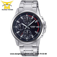 ĐỒNG HỒ CASIO NAM DÂY KIM LOẠI 6 KIM MTP-E317D-1AVDF