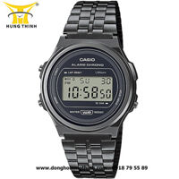 ĐỒNG HỒ CASIO NAM ĐIỆN TỬ DIGITAL DÂY KIM LOẠI A171WEGG-1ADF
