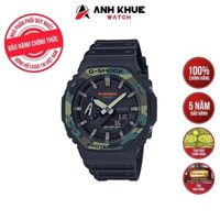 Đồng hồ Casio Nam G Shock GA-2100SU-1ADR - Đen rằn ri