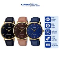 Đồng hồ Casio Nam MTP VT01GL, đồng hồ chính hãng, size 40mm viền vàng