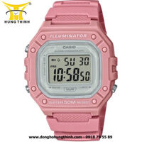 ĐỒNG HỒ CASIO NAM – NỮ DÂY NHỰA DIGITAL W-218HC-4AVDF