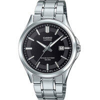 Đồng Hồ Casio Nam MTS-100D-1AVDF Dây Kim Loại - Kính Saphia - Tuổi Thọ Pin 10 Năm