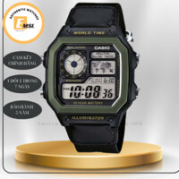 Đồng hồ Casio Nam AE-1200WHB-1BVDF| Dây Vải | Pin 10 Năm