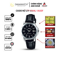 Đồng hồ Casio Nữ chính hãng Casio Nhật Bản LTP-V004L-1AUDF dây da chính hãng chống nước tốt