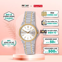 Đồng Hồ Casio Nữ LTP-1183G-7ADF Mặt Tròn Dây Kim Loại Chính Hãng