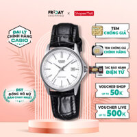 Đồng Hồ Casio Nữ LTP-1183E-7ADF Mặt Tròn Dây Da Thời Trang Chính Hãng