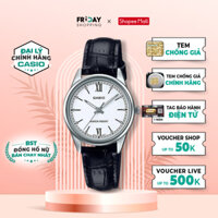 Đồng Hồ Casio Nữ LTP-V005L-7B2UDF Mặt Tròn Dây Da Thời Trang Chính Hãng