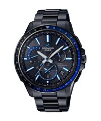 ĐỒNG HỒ CASIO OCEANUS OCW-G1100B-1A Chính hãng - Dây kim loại đen - Pin năng lượng mặt trời