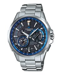 ĐỒNG HỒ CASIO OCEANUS OCW-G1000-1ADF Dây kim loại - Mặt 6 kim xanh Chính hãng