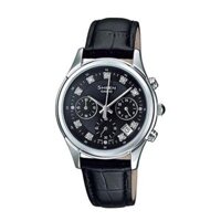 Đồng hồ Casio SHE-5023L-1ADR – Nữ – Kính cứng – Quartz (Pin) – Dây da