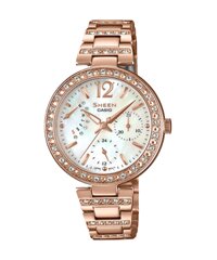 ĐỒNG HỒ CASIO SHEEN SHE-3043PG-7A Rose Gold Sang trọng - Chống nước 50 mét