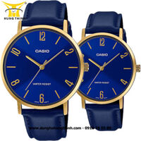 ĐỒNG HỒ CASIO STANDARD CẶP ĐÔI DÂY DA MTP-VT01GL-2B2UDF VÀ LTP-VT01GL-2BUDF