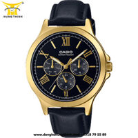 ĐỒNG HỒ CASIO STANDARD NAM DÂY DA 6 KIM MTP-V300GL-1AUDF