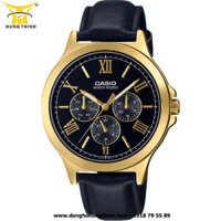 ĐỒNG HỒ CASIO STANDARD NAM DÂY DA 6 KIM MTP-V300GL-1AUDF