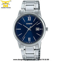 ĐỒNG HỒ CASIO STANDARD NAM DÂY KIM LOẠI 3 KIM MTP-V002D-2B3UDF