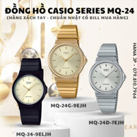 Đồng Hồ Casio Unisex Dây Kim Loại STANDARD Series MQ-24 (Chuẩn auth Nội địa Nhật)