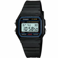 ĐỒNG HỒ CASIO – UNISEX – ĐIỆN TỬ – DÂY NHỰA – DIGITAL – F-91W-1HDG