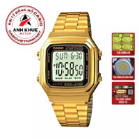 Đồng hồ Casio unisex A178WGA-1ADF Gold