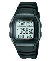 ĐỒNG HỒ CASIO W-96H-1BVDF Pin 10 năm Chính hãng