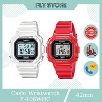 Đồng Hồ Casio Wristwatch F-108WHC Classic Với Dây Resin Size 42mm Full Box