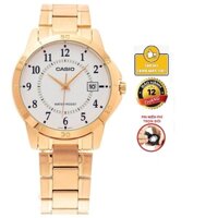 Đồng Hồ Caslo Nam MTP-V004G-7BUDF màu vàng thép không gỉ bảo hành 1 năm