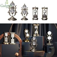 Đồng hồ cát GUTGOJO, Đồng hồ cát dập nổi cổ điển, Quà tặng thanh lịch 15 / 30 phút Đồng hồ cát vàng dự tiệc