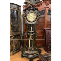 Đồng hồ cây đại bàng gỗ mun hoa ĐHC22