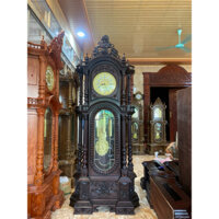 Đồng hồ cây Gỗ Gụ hàng kĩ lắp máy điện tử có bảo hành