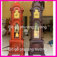 Đồng hồ cây gỗ hương đá cao 1m85 rộng 55 sâu 25(giá 1 cây )