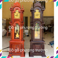 Đồng hồ cây gỗ hương đá cao 1m85 rộng 55 sâu 25(giá 1 cây )