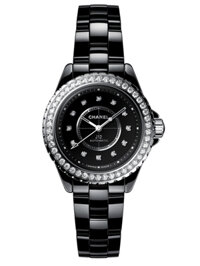 Đồng hồ Chanel J12 Vành Kim Cương Caliber 12.2 33 mm H10474 Ceramic