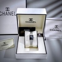 Đồng Hồ Chanel Première nữ dây kim loại mặt đen đính đá like auth 20x26mmm