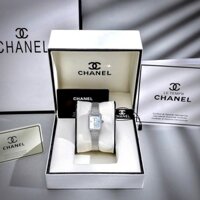 Đồng Hồ Chanel Première nữ mặt xà cừ trắng đính đá viền like auth 20x26mmm