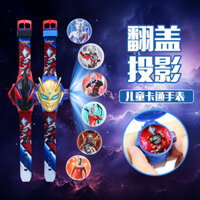 Đồng Hồ Chiếu Đồ Chơi Trẻ Em Người Nhện Ultraman Dạ Quang Hoạt Hình Đồng Hồ Điện Tử Bé Trai Bé Gái Quà Tặng Sinh Nhật 2.28