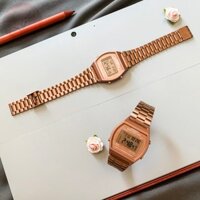 Đồng hồ chính hãng Casio Rose Gold - B640WC-5A phong cách Vintage