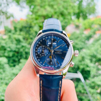 Đồng hồ chính hãng nam Longines Master Moonphase Chronograph Blue - L2.673.4.92.0-Máy cơ tự động - Kính Sapphire