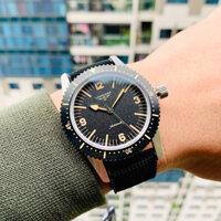 Đồng hồ chính hãng nam Longines Heritage Skin Diver 42mm L2.822.4.56.9- Máy cơ tự động Thụy Sĩ- Kính Sapphire