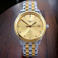 Đồng hồ chính hãng nam Longines Flagship Diamond DemiGold - L4.774.3.37.7- Máy cơ - Kính sapphire