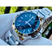 Đồng hồ chính hãng nam Longines Conquest GMT 41mm L3.687.4.56.6- Máy cơ tự động - Kính sapphire