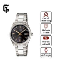 Đồng hồ chính hãng Nữ Casio LTP-1302D-1A2, Đồng hồ CHÍNH HÃNG, Đồng hồ dây kim loại-mặt kim đen