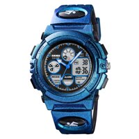 Đồng hồ cho trẻ em thể thao ngoài trời SKMEI 1163 với dây đeo PU-Màu Xanh nhạt