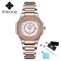 Đồng Hồ Chống Thấm Nước Wwoor Kiểu Dáng Sang Trọng Dành Cho Nữ