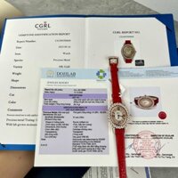 Đồng Hồ Chopard Đính Full Kim Cương Nhân Tạo Moissanite Bọc Vàng 34mm